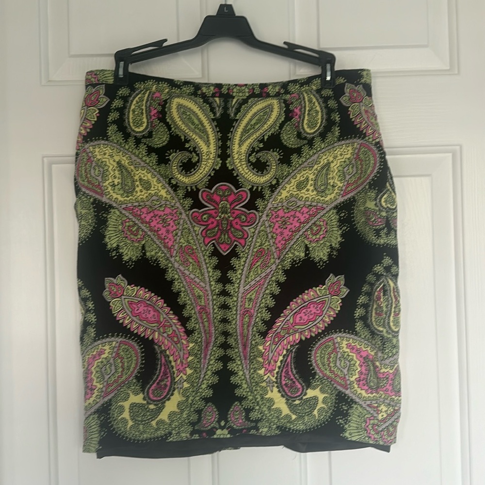 INC colorful skirt